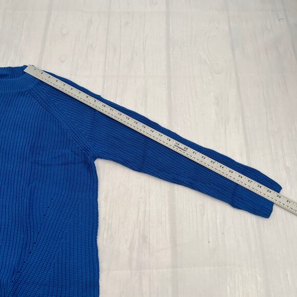 NIUBIA Women's Long Sleeve Crew Neck Cozy Knit Raglan Tunic Sweaters Casual 2XL - Picture 5 of 6